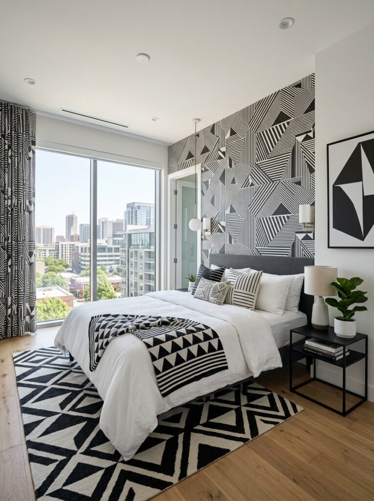 black and white bedroom ideas