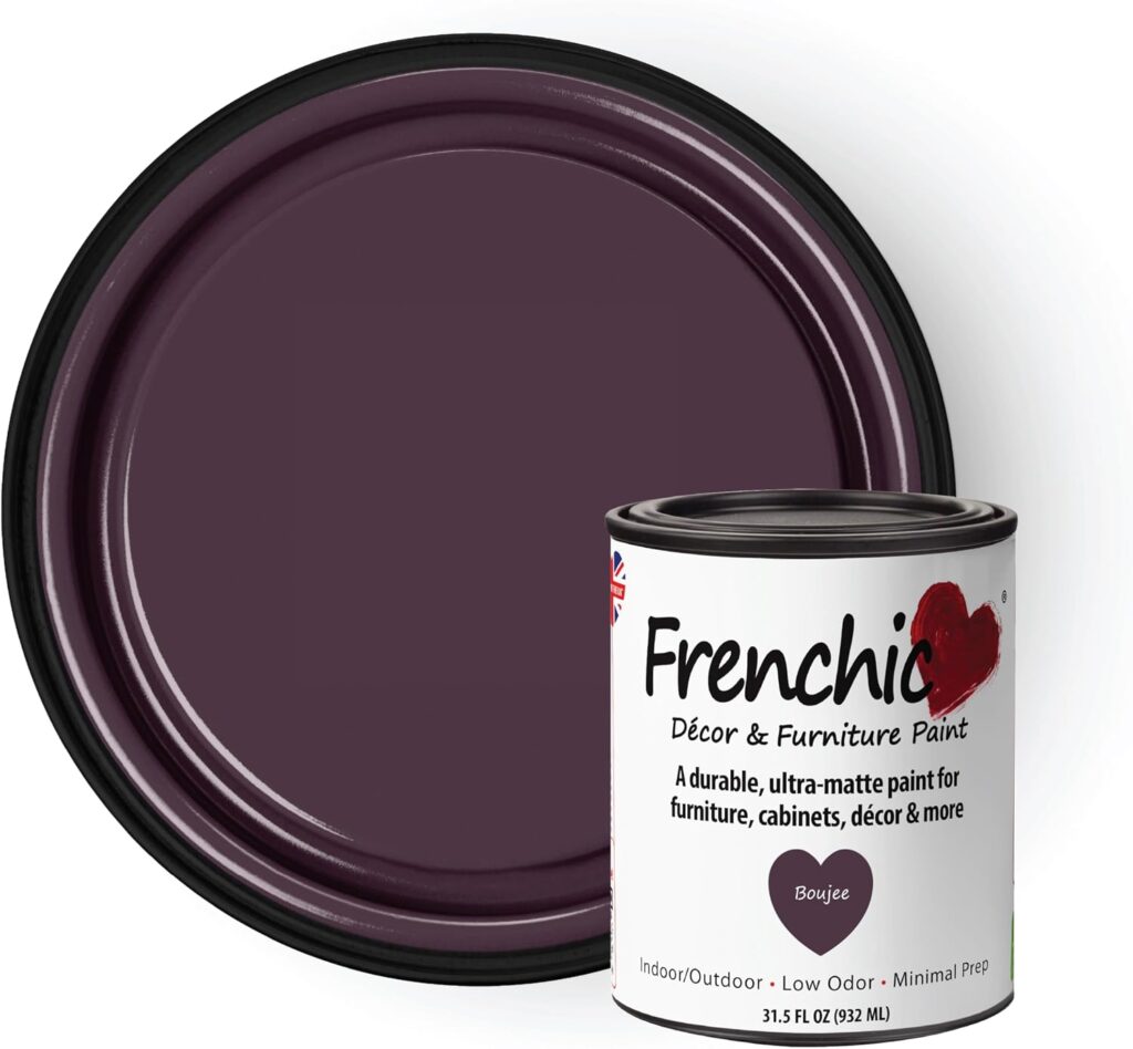Aubergine chalk paint for kitchen cabinets